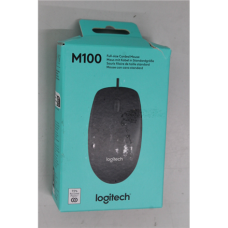 SALE OUT. Logitech M100 Optical USB, Black , Logitech Mouse , M100 , Optical , Optical mouse , Wired , Black , DAMAGED PACKAGING