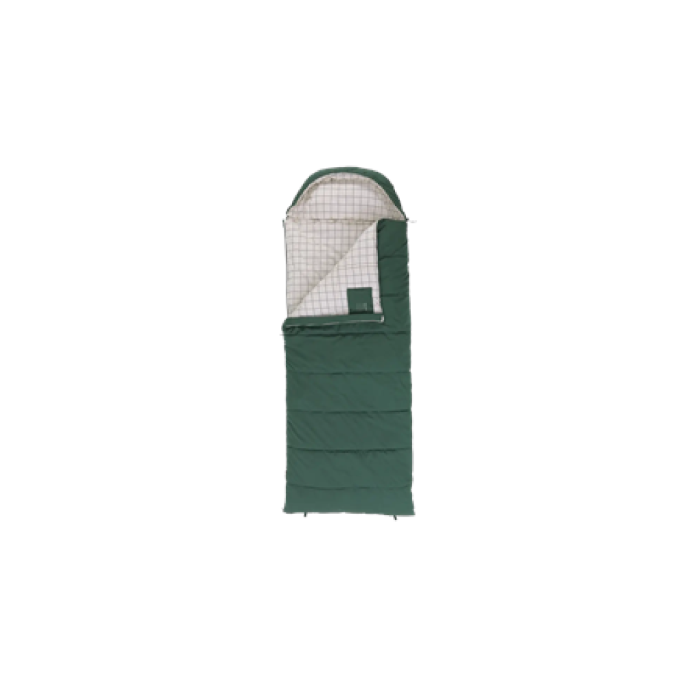 Outwell Camper Prime Green , Sleeping Bag , 235 x 90 cm , -15 to 5 °C , Right Zipper