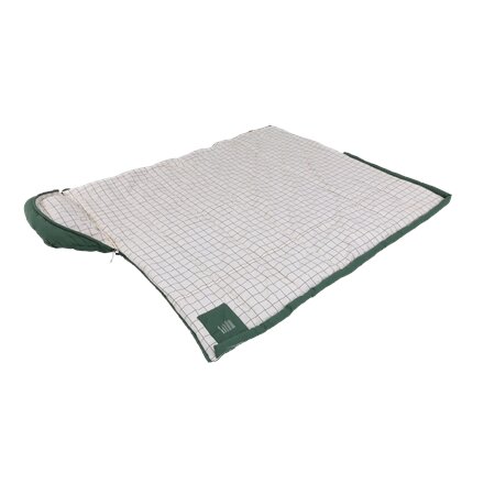 Outwell Camper Prime Green , Sleeping Bag , 235 x 90 cm , Temperature -15 to 5 °C , Right Zipper