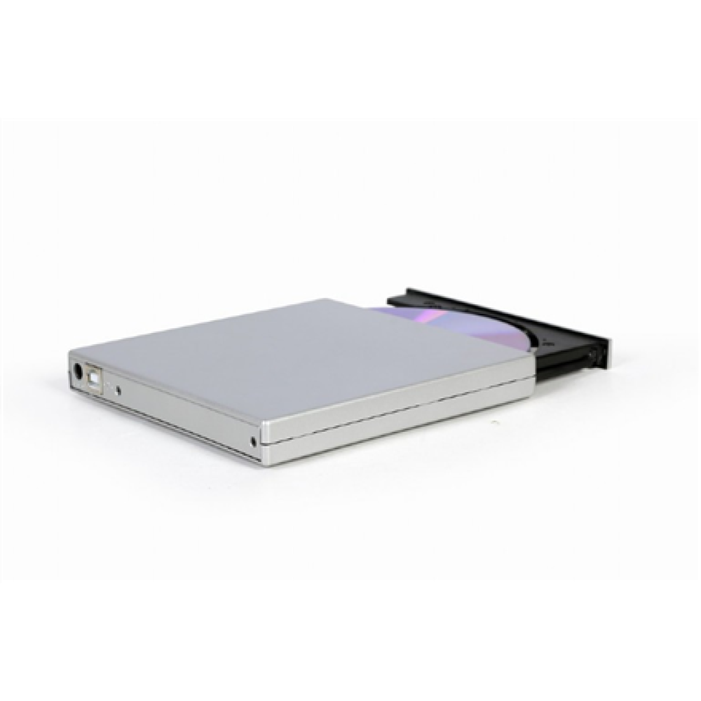 Gembird External USB DVD drive , DVD-USB-021-SV , Interface USB 2.0 , CD/DVD , CD read speed 24 x , CD write speed 24 x , Silver