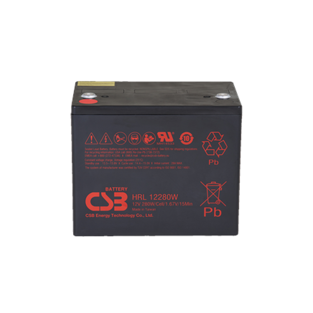 CSB Battery Battery 12V 6Ah 25W Pb F2 , HRL1225W