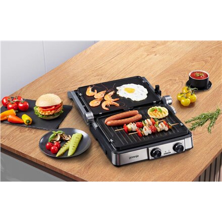 Gorenje Grill , GCG2000MT , 2000 W , Table , Black