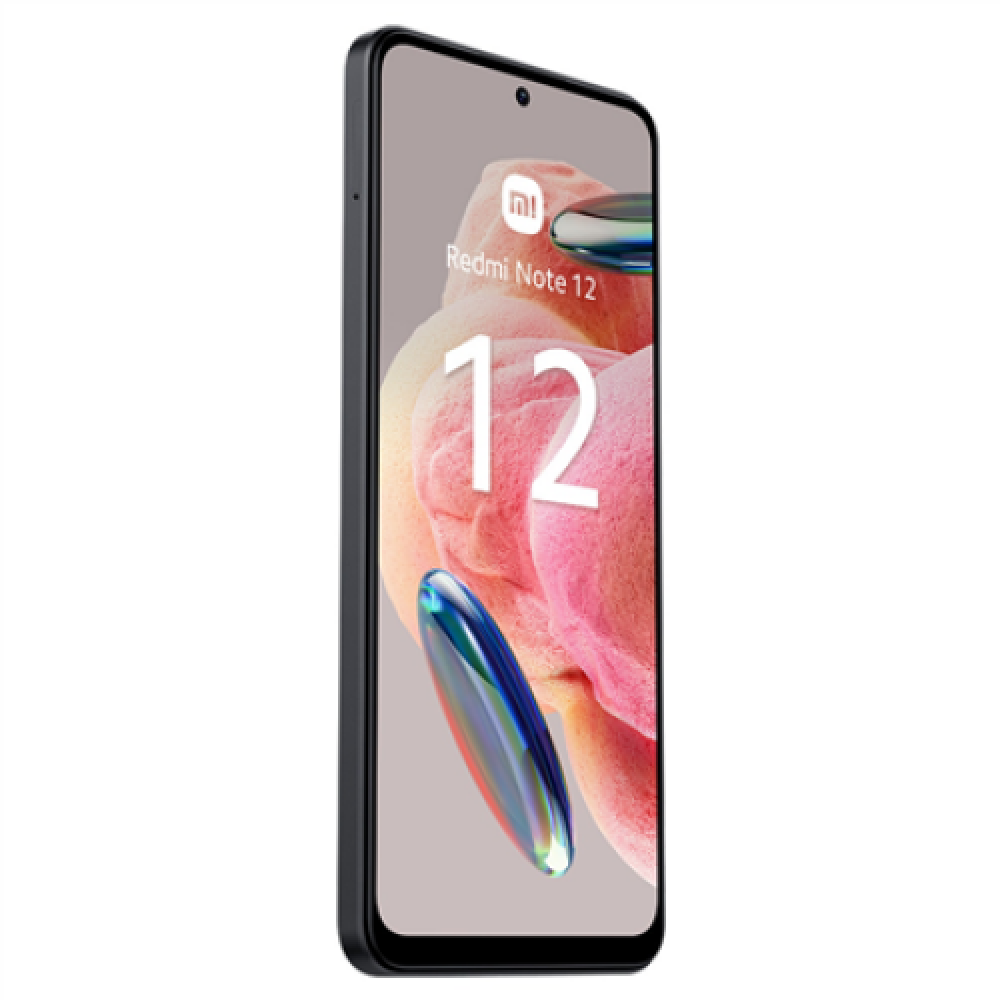 Xiaomi , Redmi , Note 12 , Onyx Gray , 6.67 , AMOLED , 1080 x 2400 , Qualcomm SM4375 , Snapdragon 4 Gen 1 (6 nm) , Internal RAM 4 GB , 128 GB , MicroSDXC , Dual SIM , Nano-SIM , 4G , Main camera 48+8+2 MP , Secondary camera 13 MP , Android , 12 , 5000 mAh
