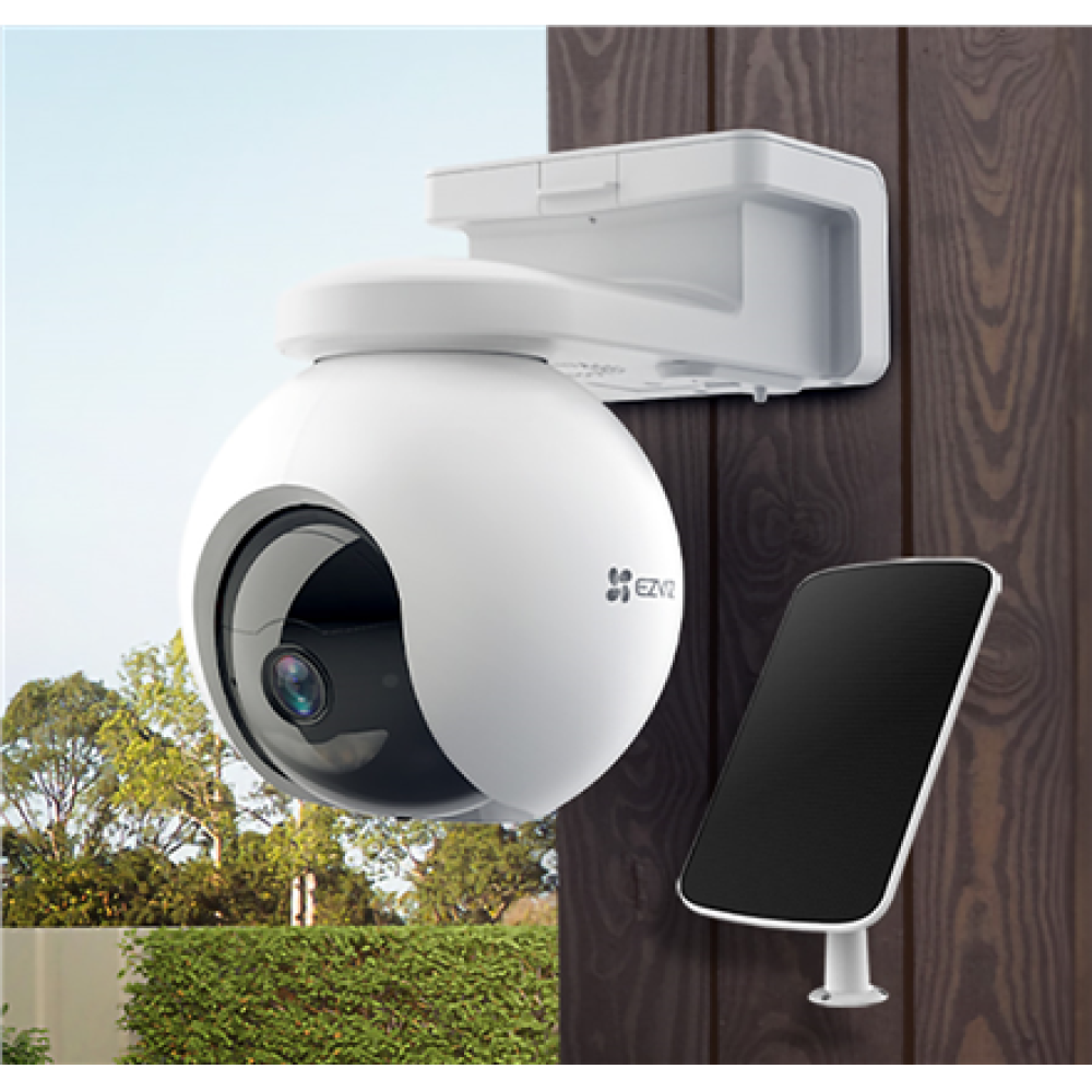EZVIZ , CS-EB8 4G , Battery-powered PT camera with solar panel , PTZ , 8 MP , 4 mm , IP65 , H.264/H.265 , MicroSD, max. 512 GB