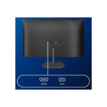 Philips , LCD monitor , 241E1SC , 24 , VA , FHD , 16:9 , 75 Hz , 4 ms , 1920 x 1080 pixels , 250 cd/m² , HDMI audio out , HDMI ports quantity 1 , Black