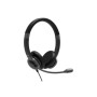 PORT CONNECT , Stereo USB Headphone PRO ONR 300 , Wired , On-ear , Black , Noise canceling