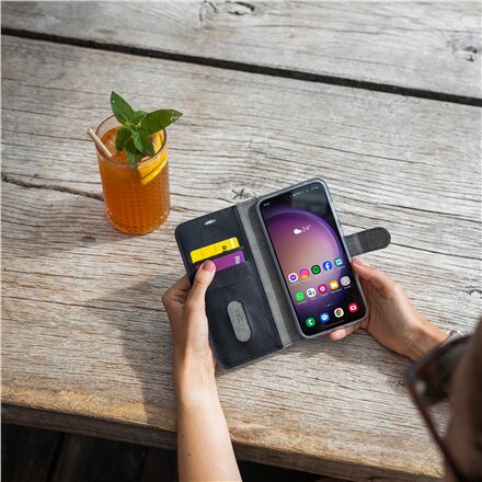 Fixed Opus , Book Case , Samsung , Galaxy S26 , Leather , Black
