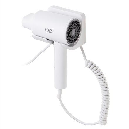 Adler Wall-Mount Hair Dryer , AD 2285 , 2000 W , Number of temperature settings 3 , White