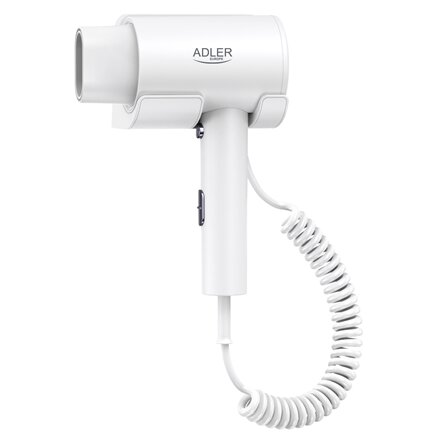 Adler Wall-Mount Hair Dryer , AD 2285 , 2000 W , Number of temperature settings 3 , White
