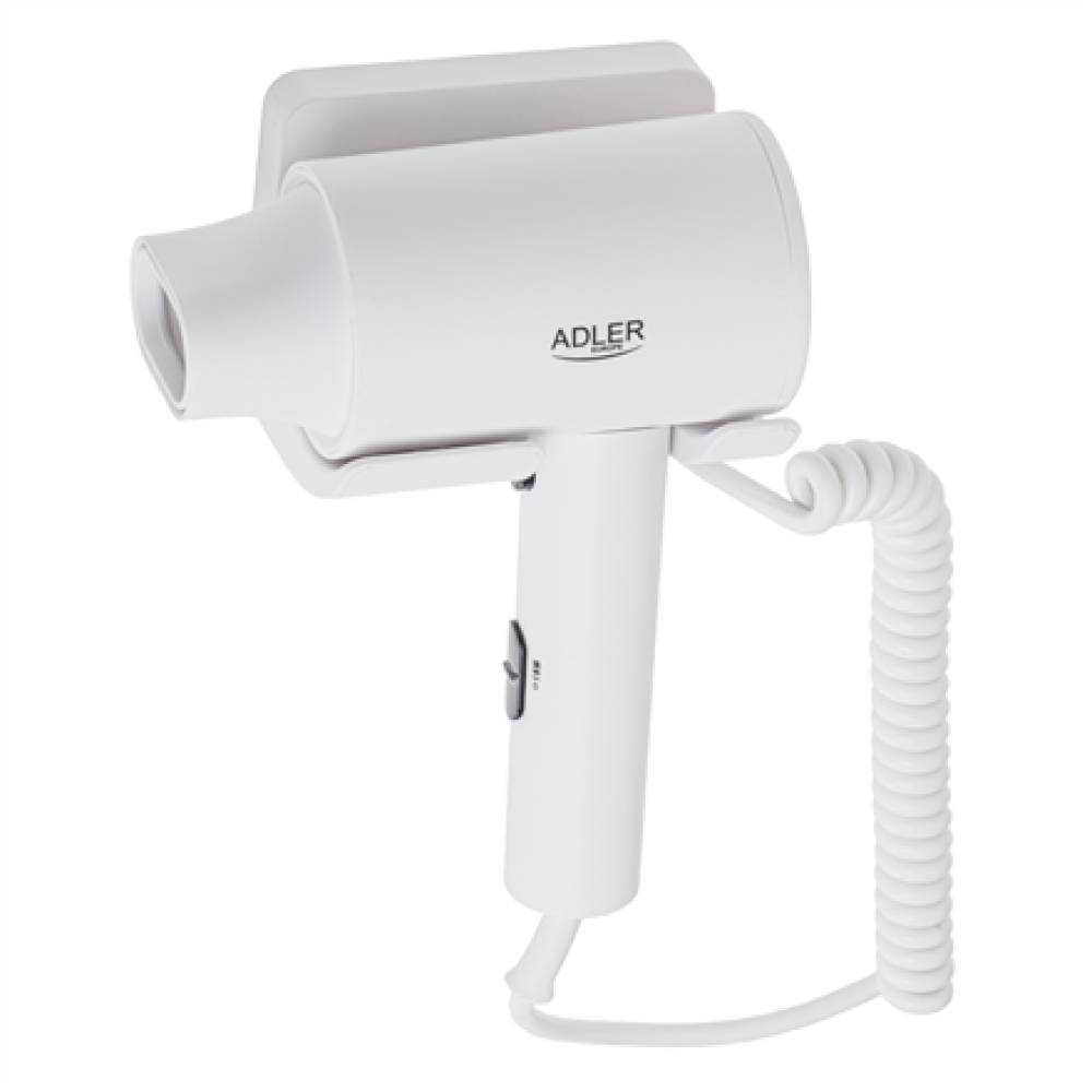 Adler Wall-Mount Hair Dryer , AD 2285 , 2000 W , Number of temperature settings 3 , White