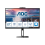 AOC , USB-C Monitor with Webcam , 24V5CW/BK , 23.8 , IPS , FHD , 16:9 , 75 Hz , 1 ms , 1920 x 1080 , 300 cd/m² , HDMI ports quantity 2 , Black