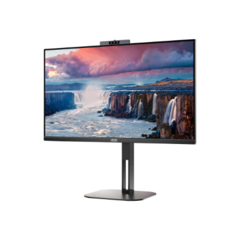 AOC , USB-C Monitor with Webcam , 24V5CW/BK , 23.8 , IPS , FHD , 16:9 , 75 Hz , 1 ms , 1920 x 1080 , 300 cd/m² , HDMI ports quantity 2 , Black