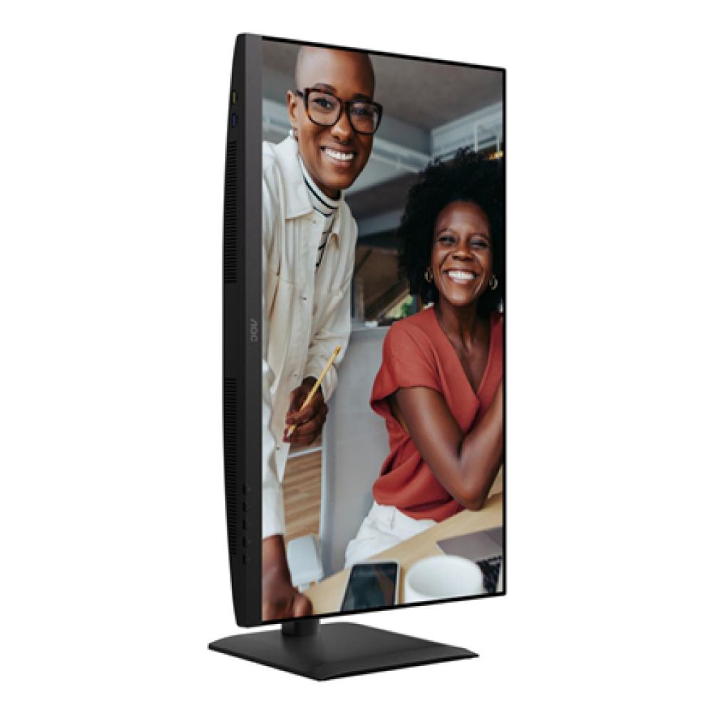 AOC U27E4CV , 27 , IPS , UHD , 16:9 , 60 Hz , 4 ms , 3840 x 2160 pixels , 400 cd/m² , HDMI ports quantity 2 , Black