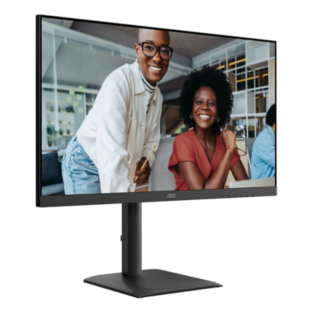 AOC U27E4CV , 27 , IPS , UHD , 16:9 , 60 Hz , 4 ms , 3840 x 2160 pixels , 400 cd/m² , HDMI ports quantity 2 , Black