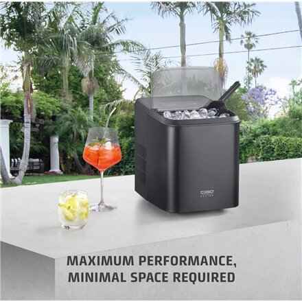 Caso Ice Cube Maker , Clear Ice Advanced , Power 130 W , Capacity 1.5 L , Matt Black