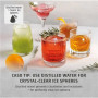 Caso Ice Cube Maker , Clear Ice Advanced , Power 130 W , Capacity 1.5 L , Matt Black