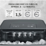 Caso Ice Cube Maker , Clear Ice Advanced , Power 130 W , Capacity 1.5 L , Matt Black
