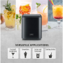 Caso Ice Cube Maker , Clear Ice Advanced , Power 130 W , Capacity 1.5 L , Matt Black