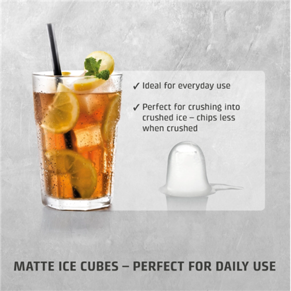 Caso Ice Cube Maker , Clear Ice Advanced , Power 130 W , Capacity 1.5 L , Matt Black