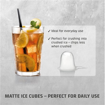 Caso Ice Cube Maker , Clear Ice Advanced , Power 130 W , Capacity 1.5 L , Matt Black
