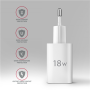 AXAGON Wallcharger 1x port USB-A, QC3.0/AFC/FCP/Apple, 18W , ACU-QC18W