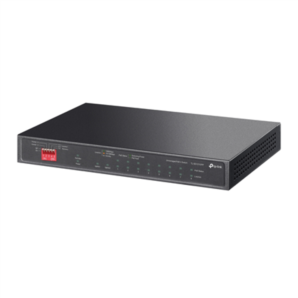 TP-LINK , 10-Port Gigabit Desktop Switch with 6-Port PoE+ and 2-Port PoE++ , TL-SG1210PP , Unmanaged , Desktop