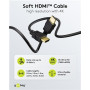 Goobay HDMI High‑Speed Cable with Ethernet , Soft , 0.5 m