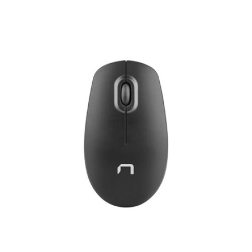 Natec Mouse, Merlin, Wireless, 1600 DPI, Optical, Black Natec Mouse Black-Grey Wireless
