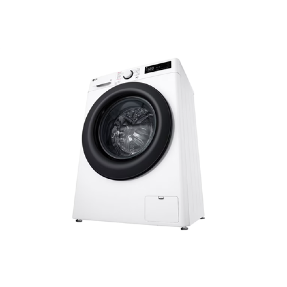 LG Washing machine , F2WR509SBW , Energy efficiency class A , Front loading , Washing capacity 9 kg , 1200 RPM , Depth 48 cm , Width 60 cm , Display , LED , Steam function , White