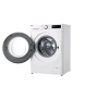 LG Washing machine , F2WR509SBW , Energy efficiency class A , Front loading , Washing capacity 9 kg , 1200 RPM , Depth 48 cm , Width 60 cm , Display , LED , Steam function , White