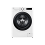 LG Washing machine , F2WR509SBW , Energy efficiency class A , Front loading , Washing capacity 9 kg , 1200 RPM , Depth 48 cm , Width 60 cm , Display , LED , Steam function , White