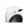LG Washing machine , F2WR509SBW , Energy efficiency class A , Front loading , Washing capacity 9 kg , 1200 RPM , Depth 48 cm , Width 60 cm , Display , LED , Steam function , White