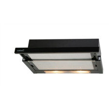 CATA , Hood , TF 2003 600 GBK , Telescopic , Energy efficiency class C , Width 60 cm , 390 m³/h , Mechanical control , LED , Black Glass CATA , Hood , TF 2003 600 GBK , Telescopic , Energy efficiency class C , Width 60 cm , 390 m³/h , Mechanical control , LED , Black Glass