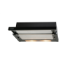 CATA , Hood , TF 2003 600 GBK , Telescopic , Energy efficiency class C , Width 60 cm , 390 m³/h , Mechanical control , LED , Black Glass