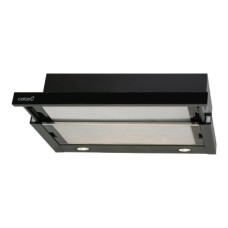 CATA , Hood , TF 2003 600 GBK , Telescopic , Energy efficiency class C , Width 60 cm , 390 m³/h , Mechanical control , LED , Black Glass CATA , Hood , TF 2003 600 GBK , Telescopic , Energy efficiency class C , Width 60 cm , 390 m³/h , Mechanical control , LED , Black Glass