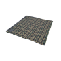 Outwell Camper R, Sleeping Bag, 235 x 90 cm, 2 way open - auto lock, L-shape, Grey