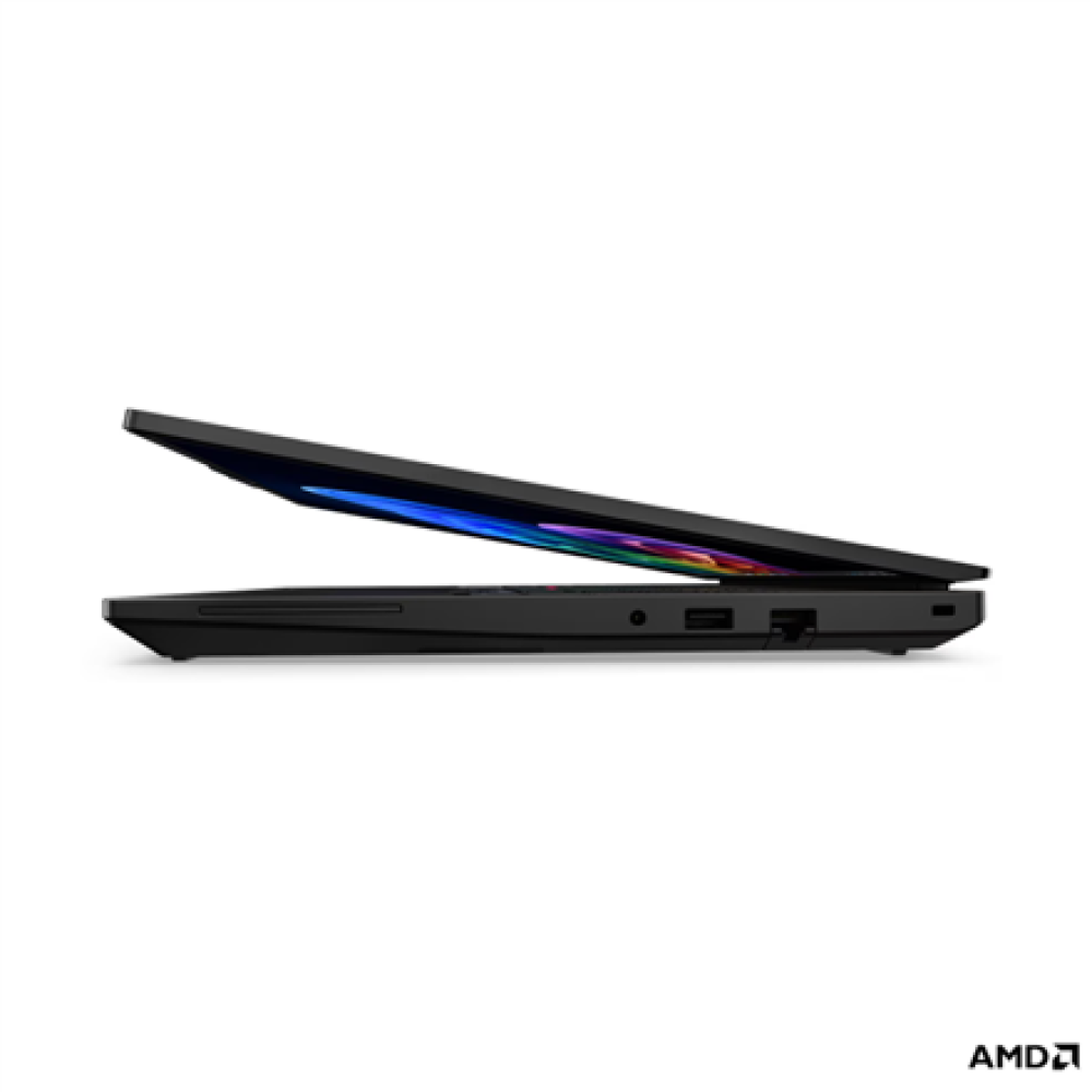 Lenovo ThinkPad T16 G5 AMD , Black , 16 , IPS , WUXGA , 1920 x 1200 pixels , Anti-glare , AMD Ryzen 5 PRO , 215 , 16 GB , SODIMM DDR5 , Solid-state drive capacity 512 GB , AMD Radeon 740M Graphics , Windows 11 Pro , 802.11be , Bluetooth version 5.4 , Keyb