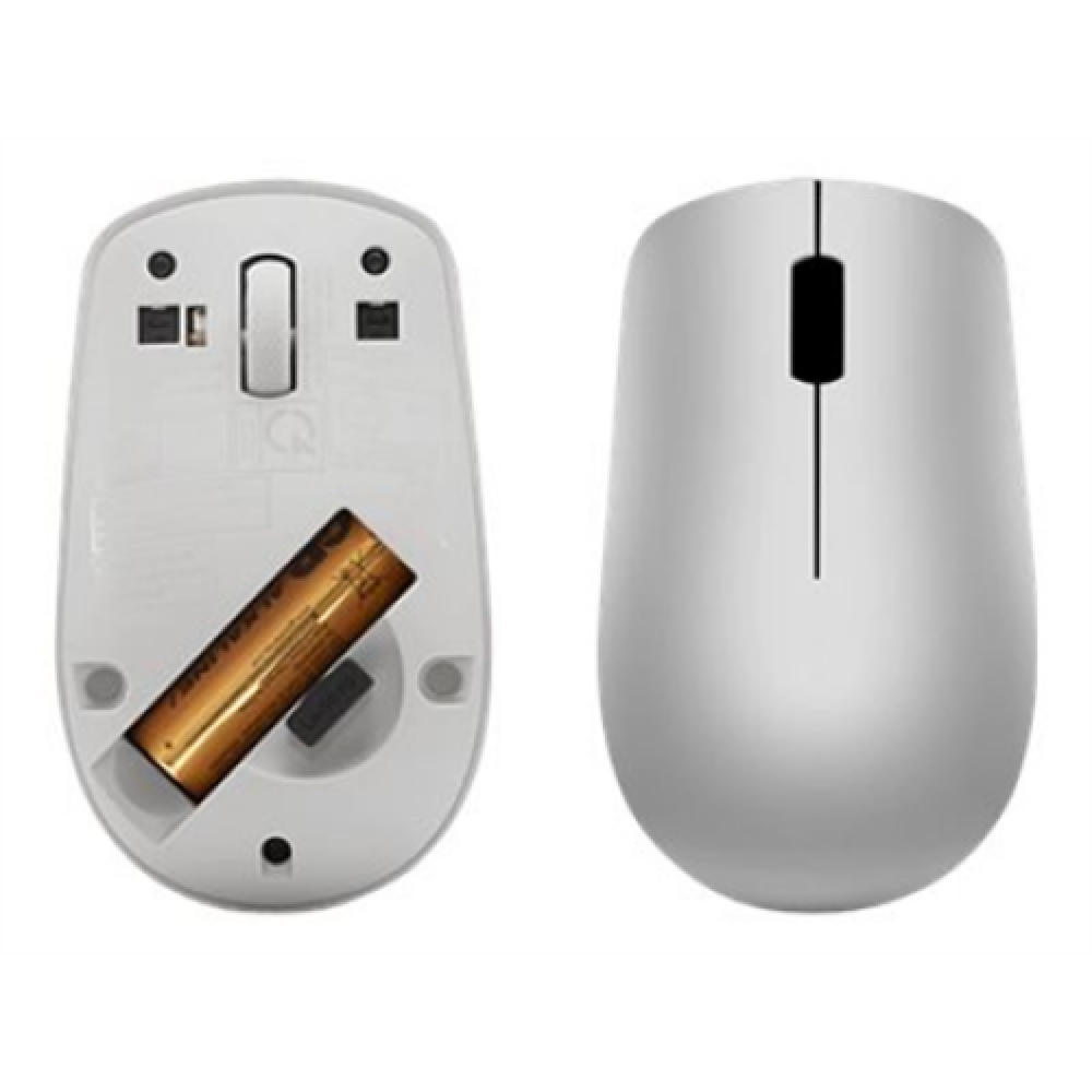 Lenovo , Wireless Mouse , 530 , Optical Mouse , 2.4 GHz Wireless via Nano USB , Platinum Grey , 1 year(s)