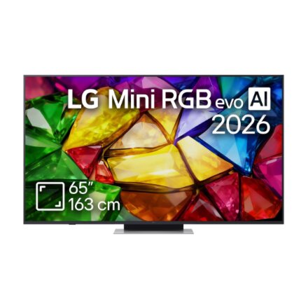 LG 4K evo AI Mini RGB TV , 65MRGB87B3B , 65 , Smart TV , webOS , UHD , Black