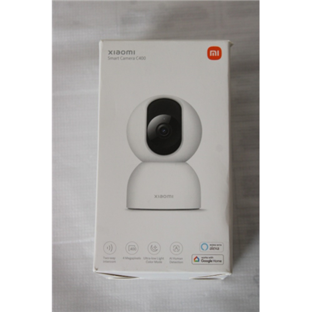 SALE OUT. Xiaomi Smart Camera C400 , Xiaomi Smart Camera , C400 , 3 month(s) , Dome , 4 MP , 1.4mm , H.265 , MicroSD, max. 256 GB , White USED, MISSING ACCESSORIES