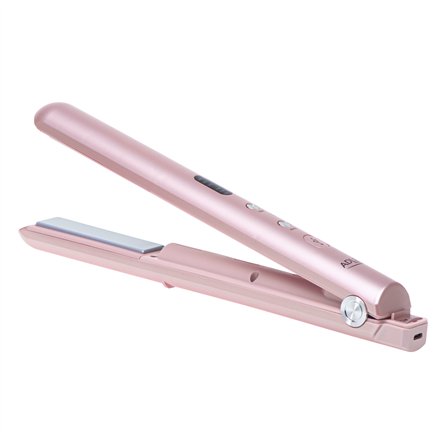 Adler Cordless Hair Straightener , AD 2327 , Ceramic heating system , Display LED , Temperature (min) 160 °C , Temperature (max) 220 °C , Pink