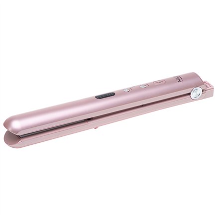 Adler Cordless Hair Straightener , AD 2327 , Ceramic heating system , Display LED , Temperature (min) 160 °C , Temperature (max) 220 °C , Pink