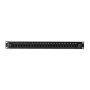 Lanberg Rackmount 19 1U Fiber Patch panel 24xSC Simplex/24XLC Duplex Black with Accessories , FOP1-24SS-LDB