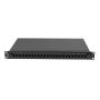 Lanberg Rackmount 19 1U Fiber Patch panel 24xSC Simplex/24XLC Duplex Black with Accessories , FOP1-24SS-LDB