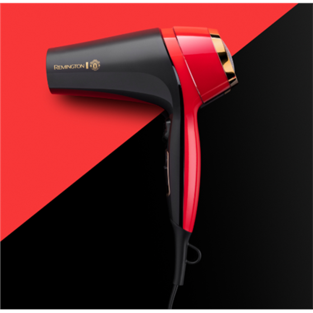 Remington Thermacare PRO 2400 Hair Dryer , D5755 , 2400 W , Number of temperature settings 3 , Ionic function , Diffuser nozzle , Black/Red