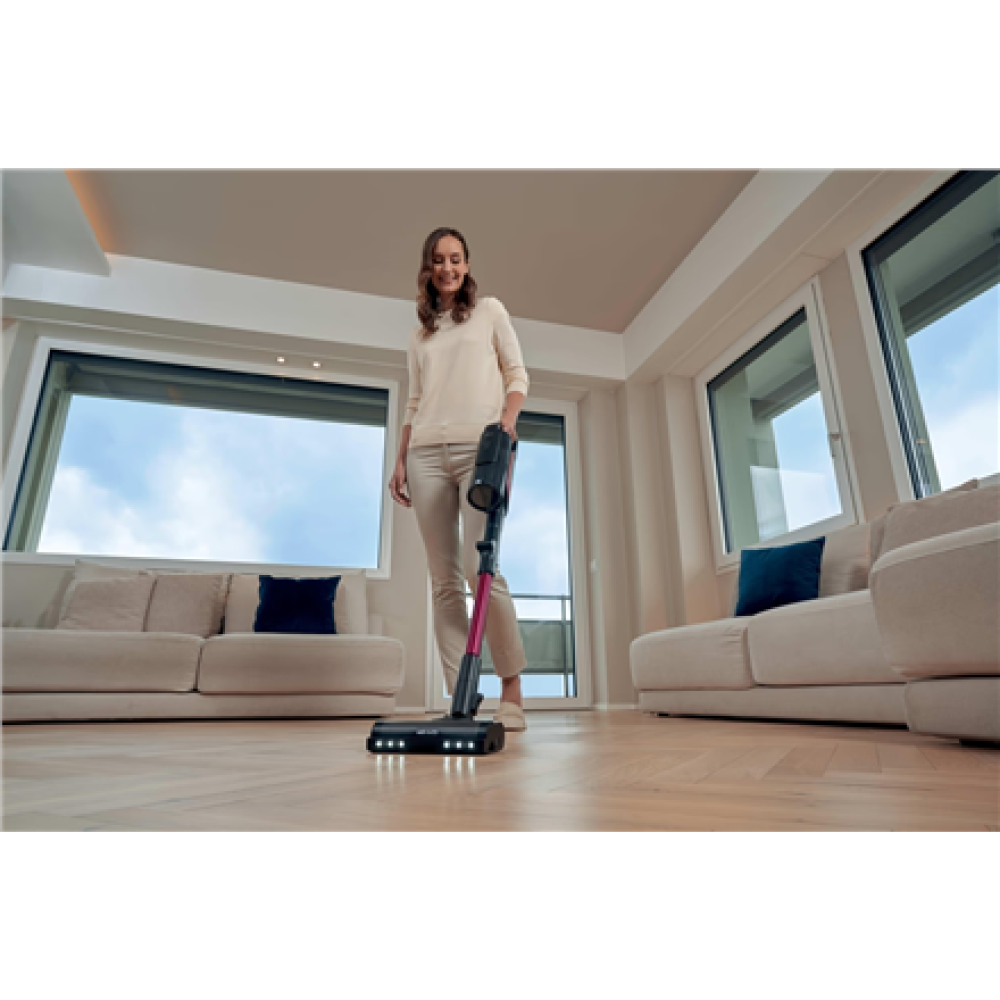 Hoover Vacuum cleaner , HF610HX 011 , Cordless operating , Handstick , 650 W , 21.6 V , Operating time (max) 100 min , Magenta