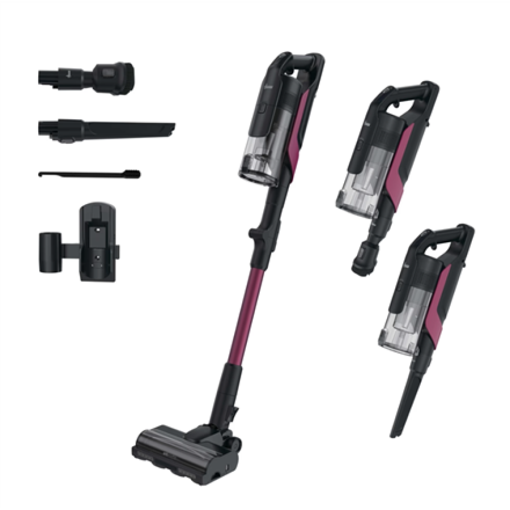 Hoover Vacuum cleaner , HF610HX 011 , Cordless operating , Handstick , 650 W , 21.6 V , Operating time (max) 100 min , Magenta