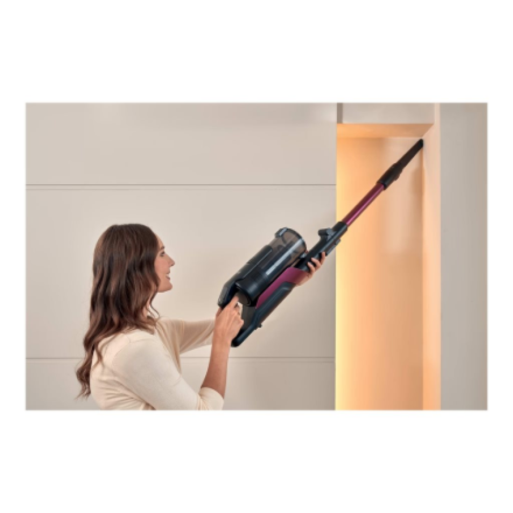 Hoover Vacuum cleaner , HF610HX 011 , Cordless operating , Handstick , 650 W , 21.6 V , Operating time (max) 100 min , Magenta