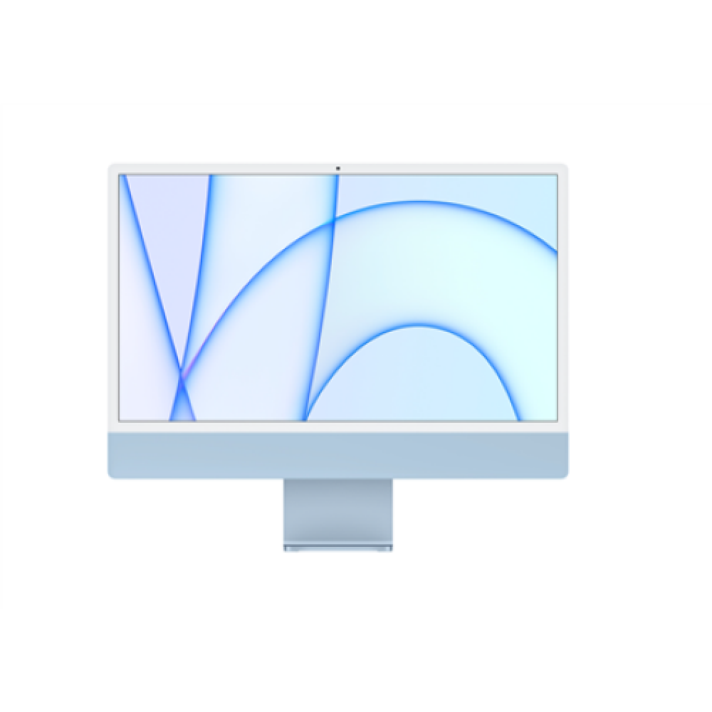 Apple iMac Desktop PC, AIO, Apple M1, 24 , Internal memory 8 GB, SSD 256 GB, Apple M1 7-core GPU, No optical drive, Keyboard language English, MacOS Big Sur, Blue, 4.5K, Retina