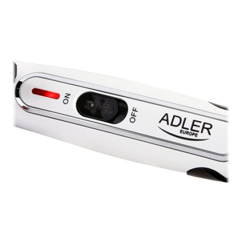Adler , Hair straightener 2 in 1 , AD 2104 , Warranty 24 month(s) , Ceramic heating system , 50 W , White